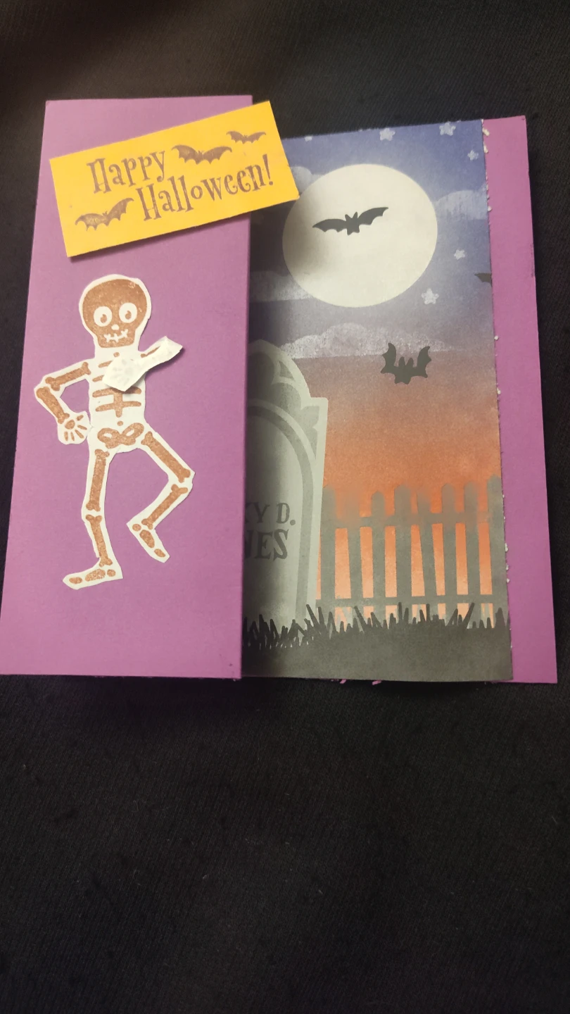 Handmade Halloween Greeting Card