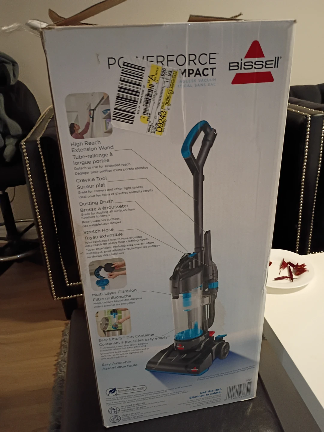 Bissell Powerforce Compact Upright Bagless Vacuum - photo 3