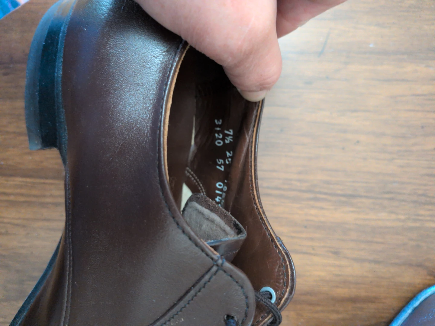Jarman Handcrafted Brown Leather Shoes - photo 5