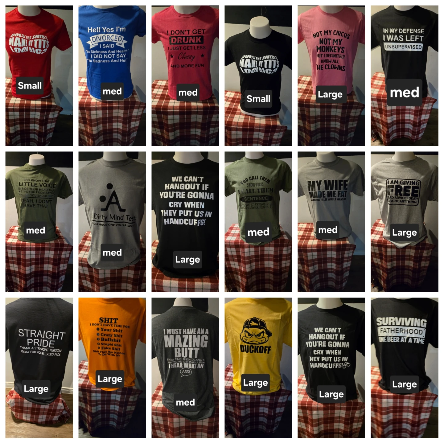 Assorted Funny Graphic T-Shirts