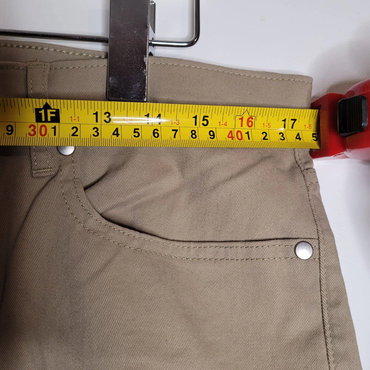 Mens Khaki Cotton Shorts - photo 5