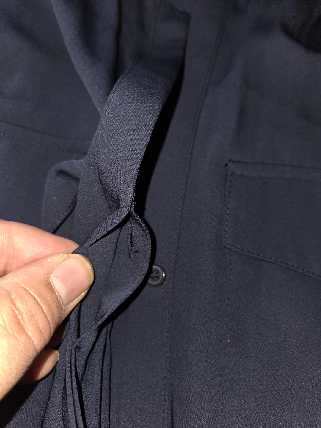 H&M Midnight Blue Button Down Maxi Dress in a Ladies 12 - photo 5