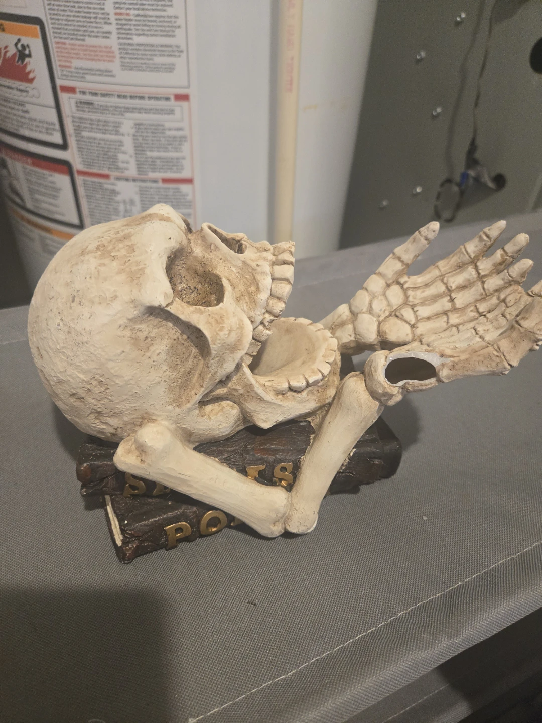 Skull and Skeleton Hands Decorative Tray