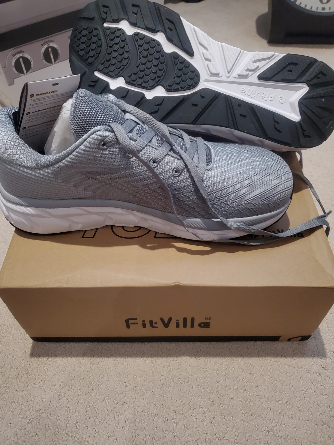 FitVille Men's Wide Width Sneakers - Size 11W