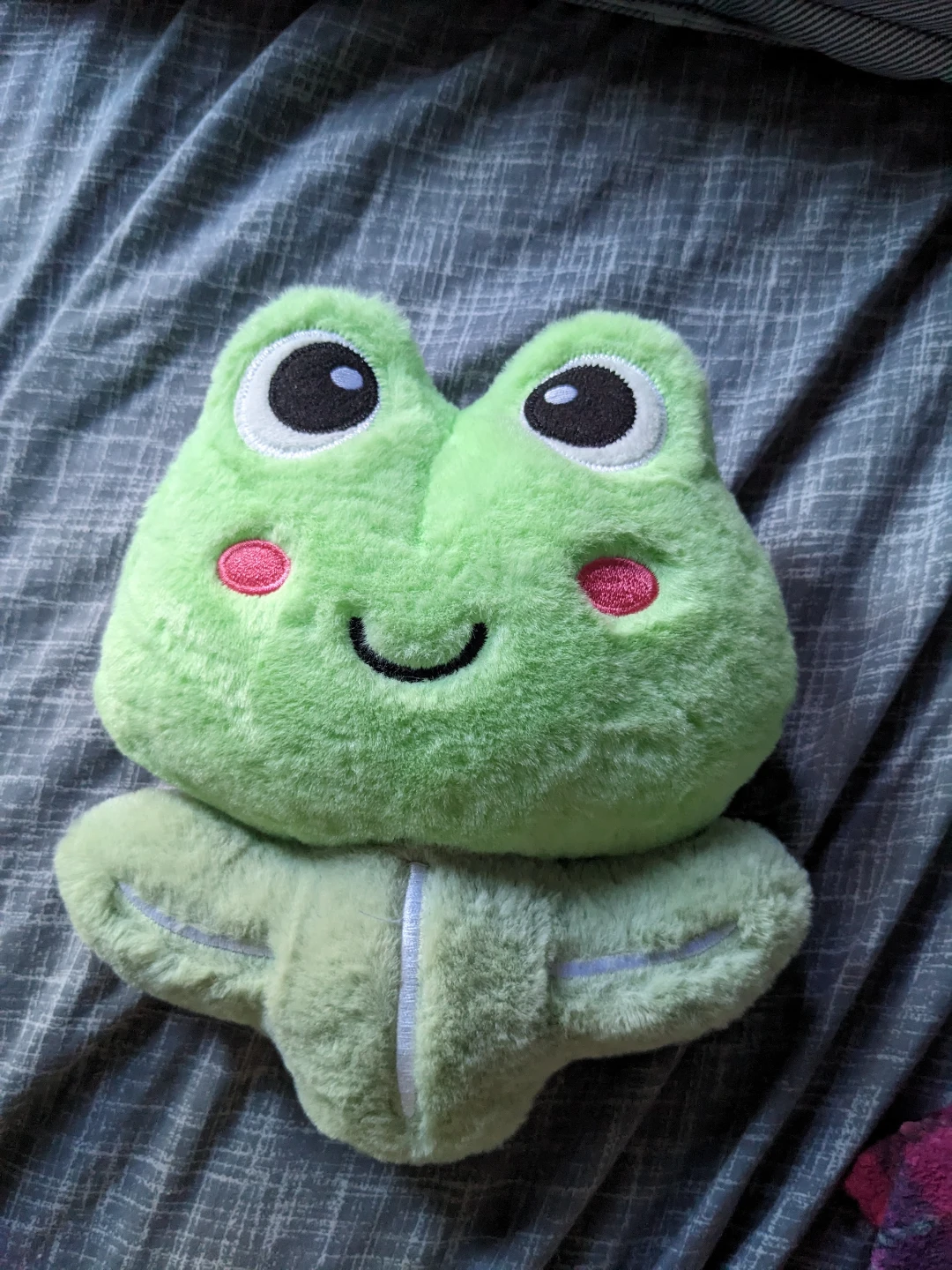 Plush Green Frog plsuh