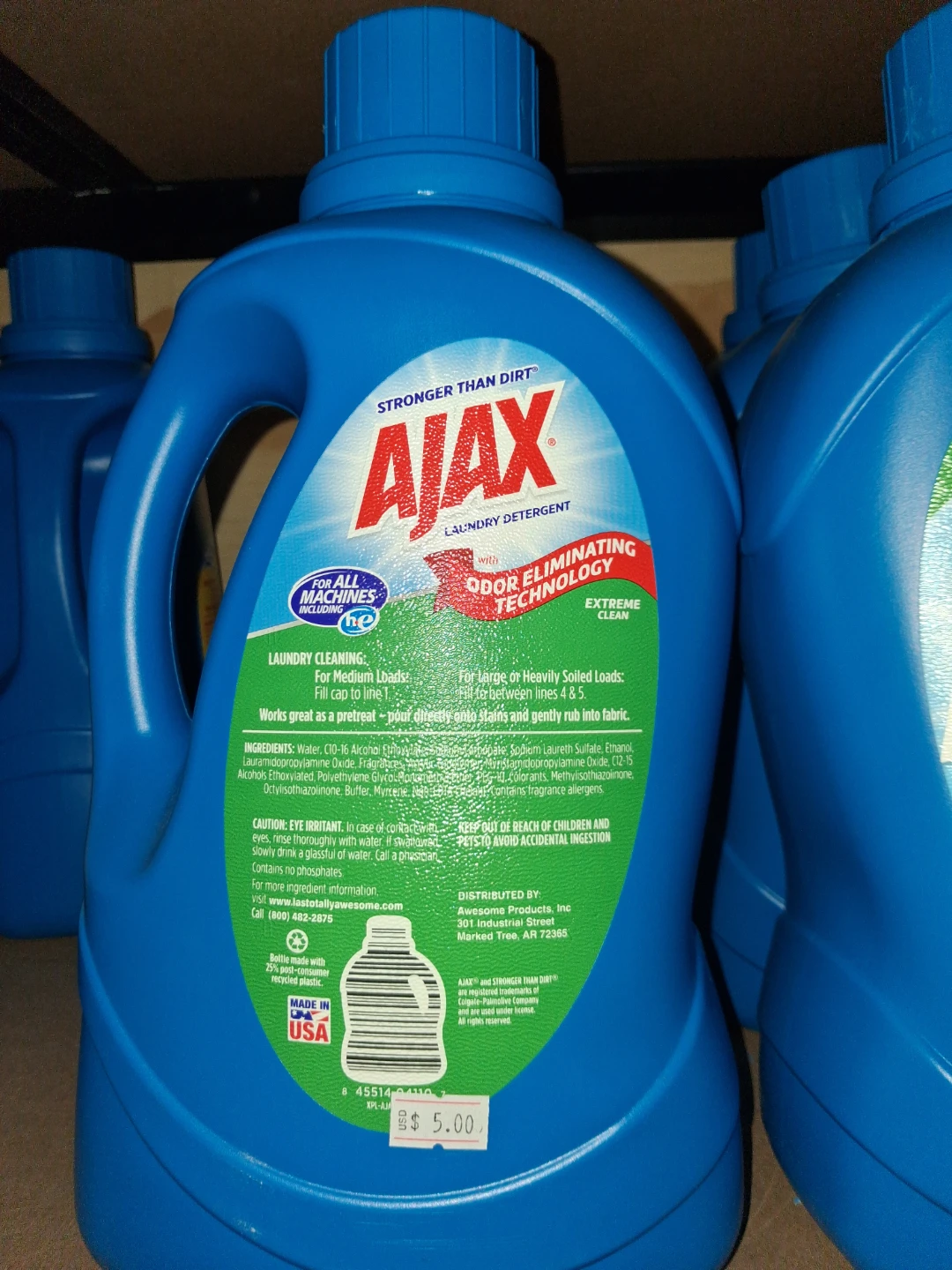 Ajax Laundry Detergent Mountain Air 134 fl oz - photo 2