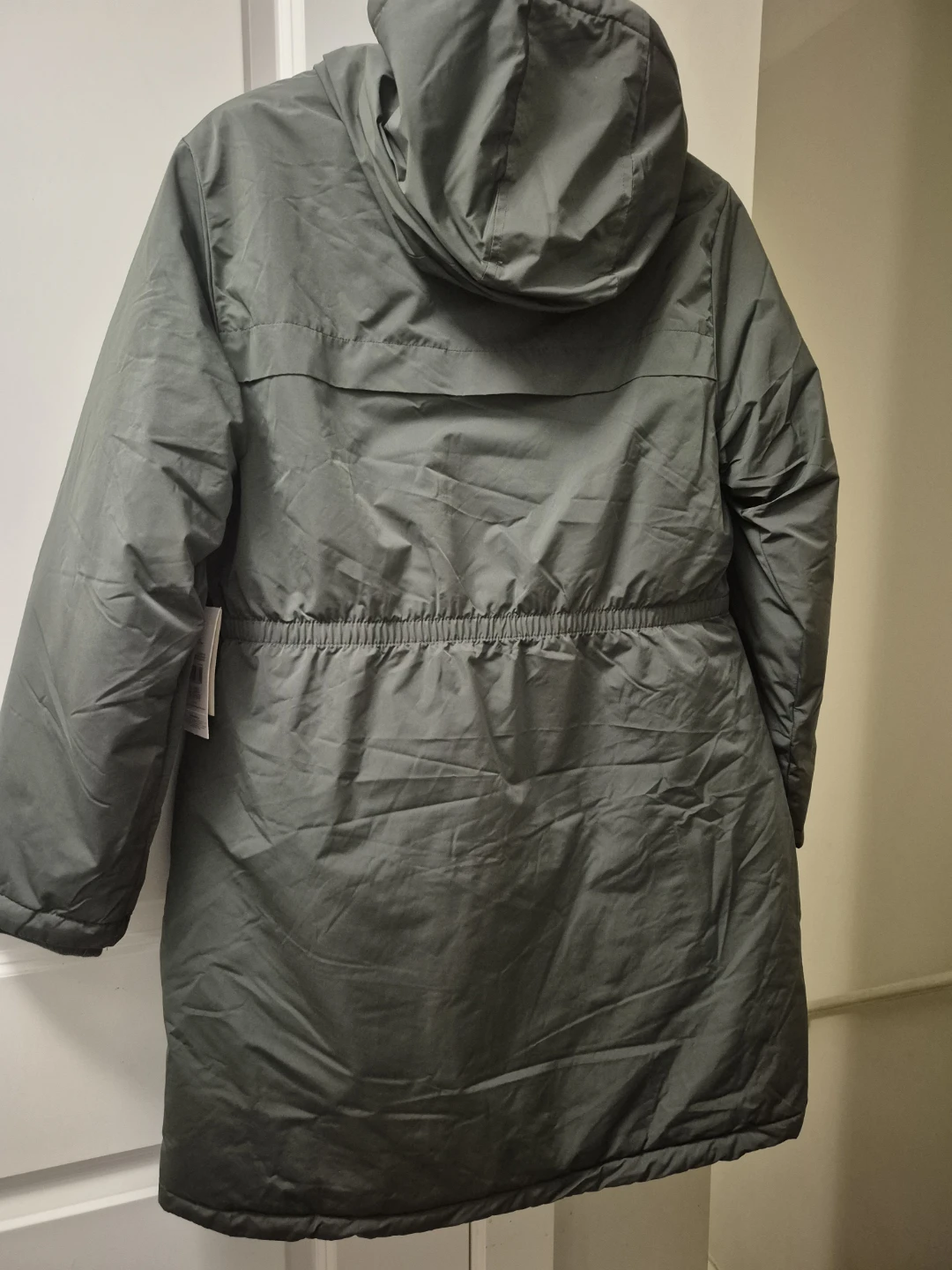 New George Girls' Hooded Long Parka Olive Size  XL (14-16) - photo 5