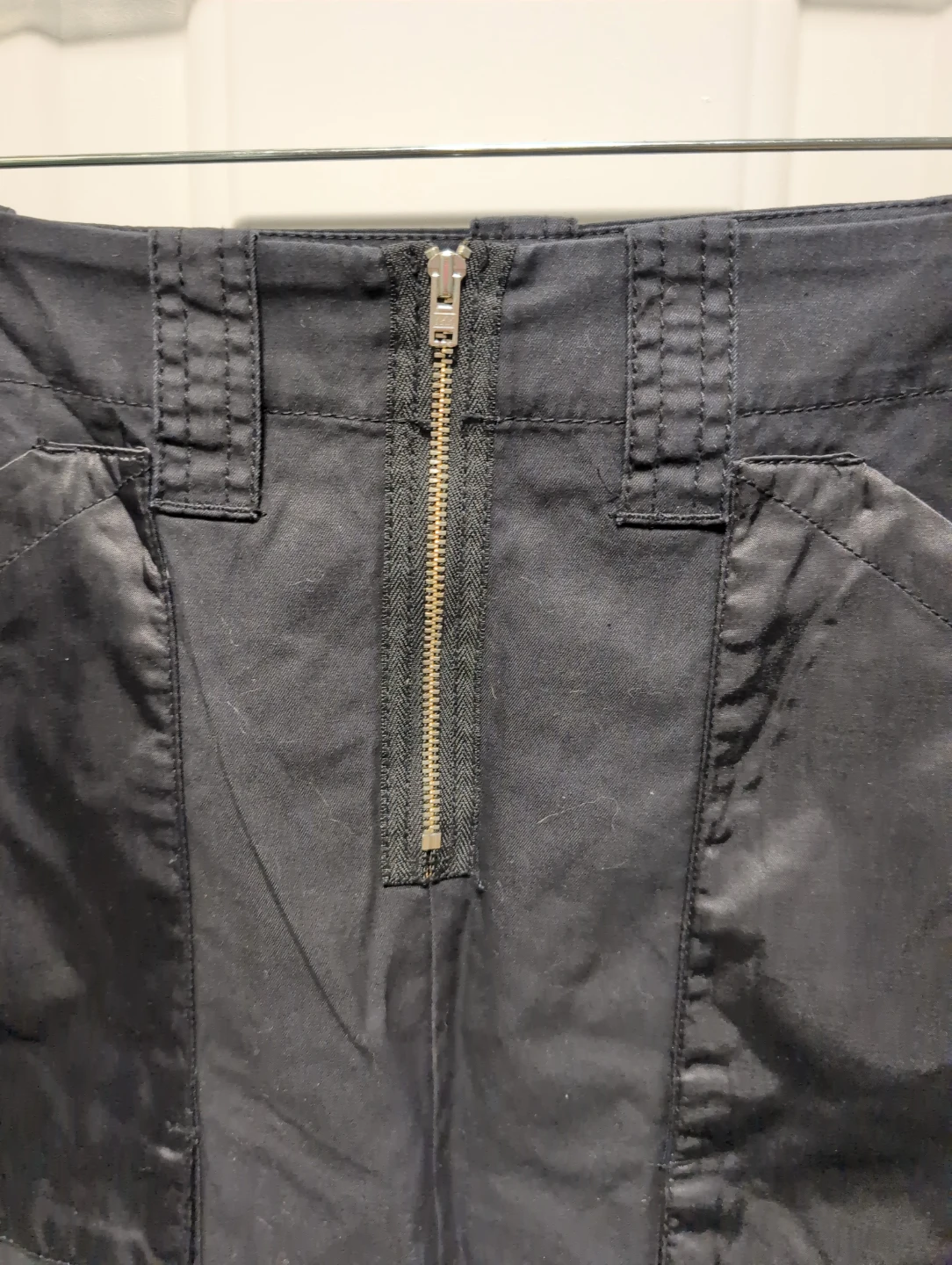 Black Zipper Detail Pencil Skirt - photo 5