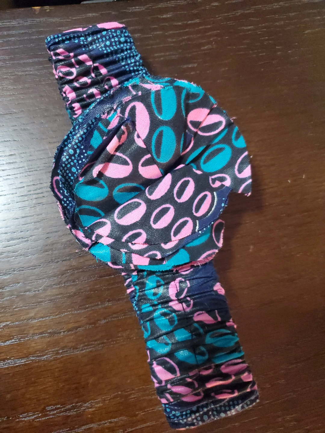 Fabric wrapped bracelet and Headband