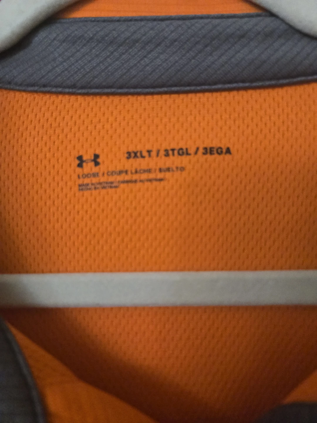 Under Armour Men's Polo/Golf Shirt. Orange. 3XLT. - photo 4