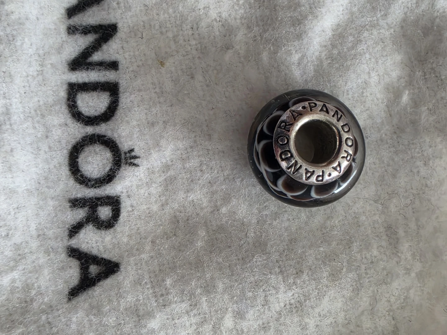 Breloque Pandora en argent et verre - photo 2