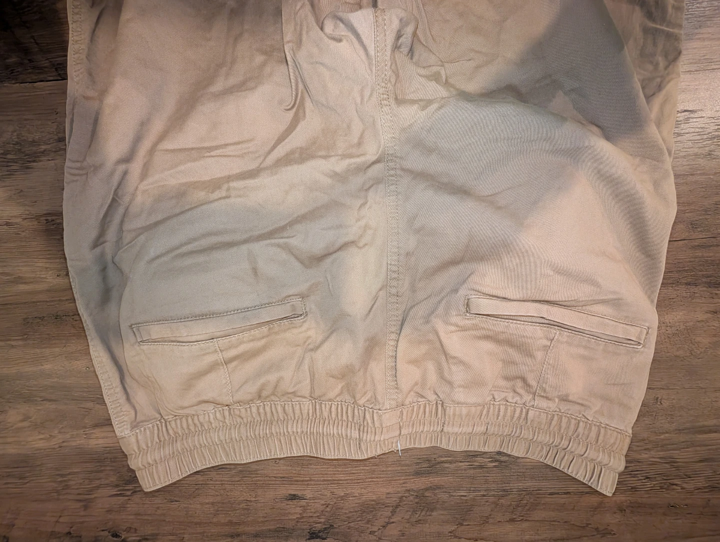 H&M Slim Fit Stretch Joggers - Beige - photo 4