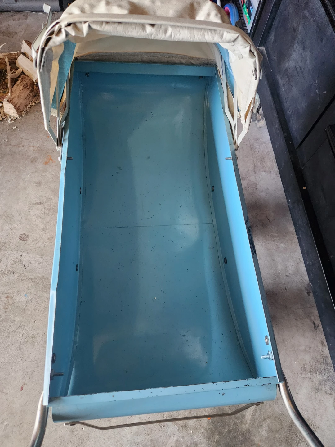 Vintage Metal Toy Doll Carriage - photo 2