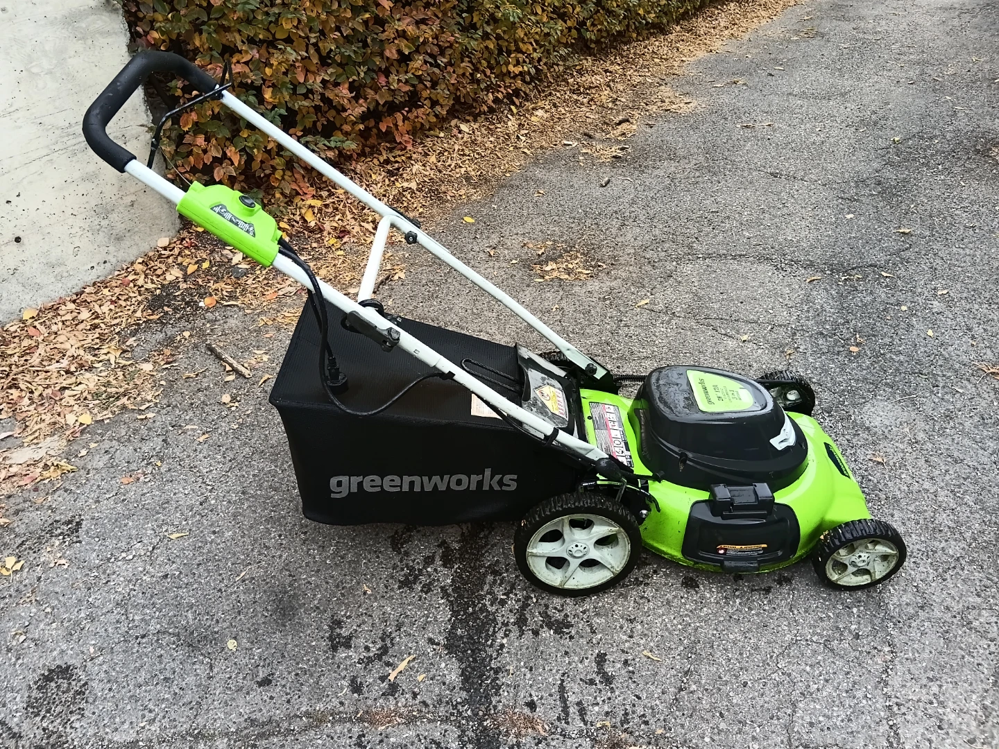 Greenworks 20" Premium Electric Lawn Mower