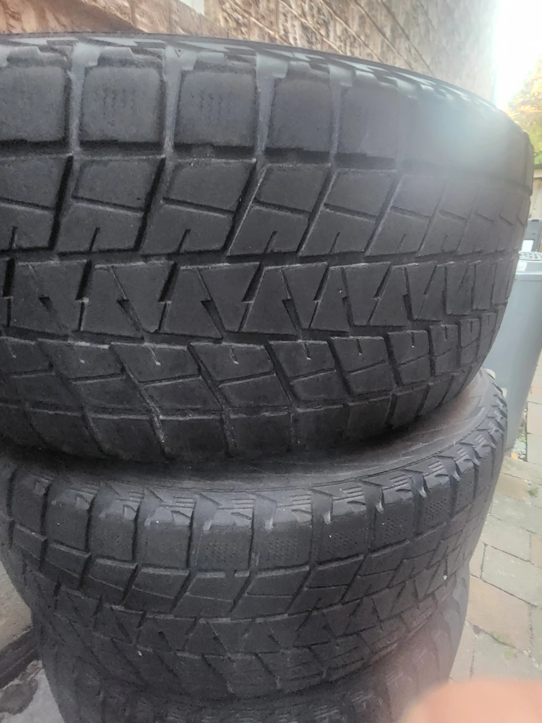 Set of 4 Bridgestone Blizzak Tires with Rims 245/60R18