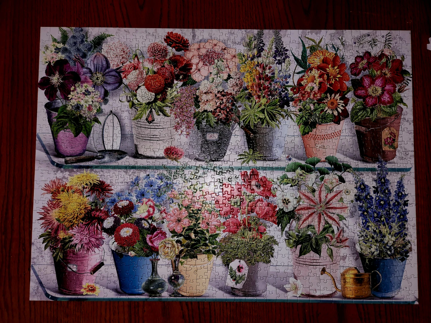 Cobble Hill 1000 Piece Floral Puzzle - photo 2