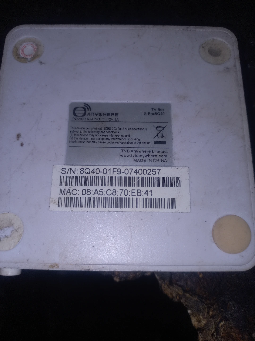 TVB Anywhere TV Box S-Box8Q40 - photo 2