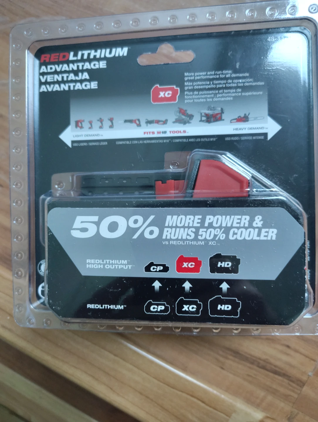 Milwaukee M18 Redlithium High Output XC6.0 Battery - photo 2