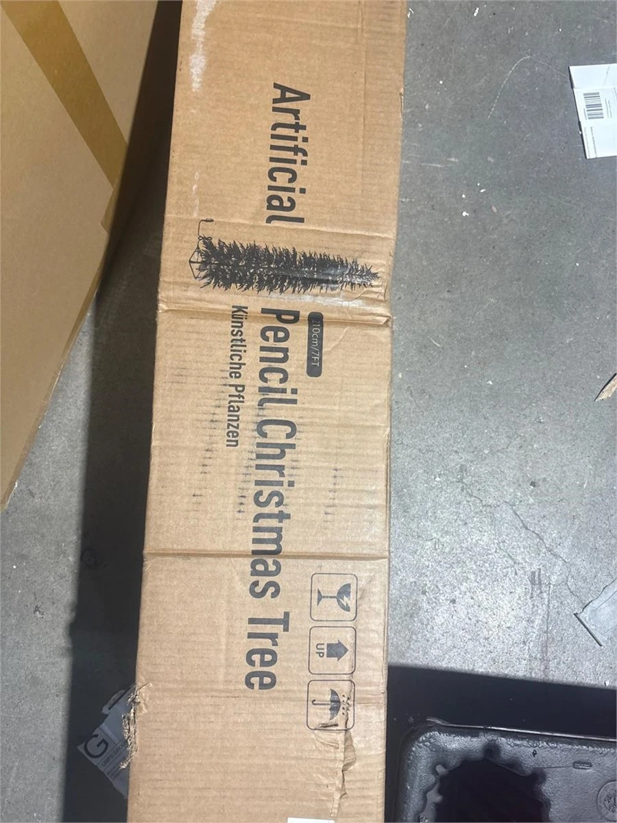 New<> 7ft Artificial Pencil Christmas Tree - photo 4
