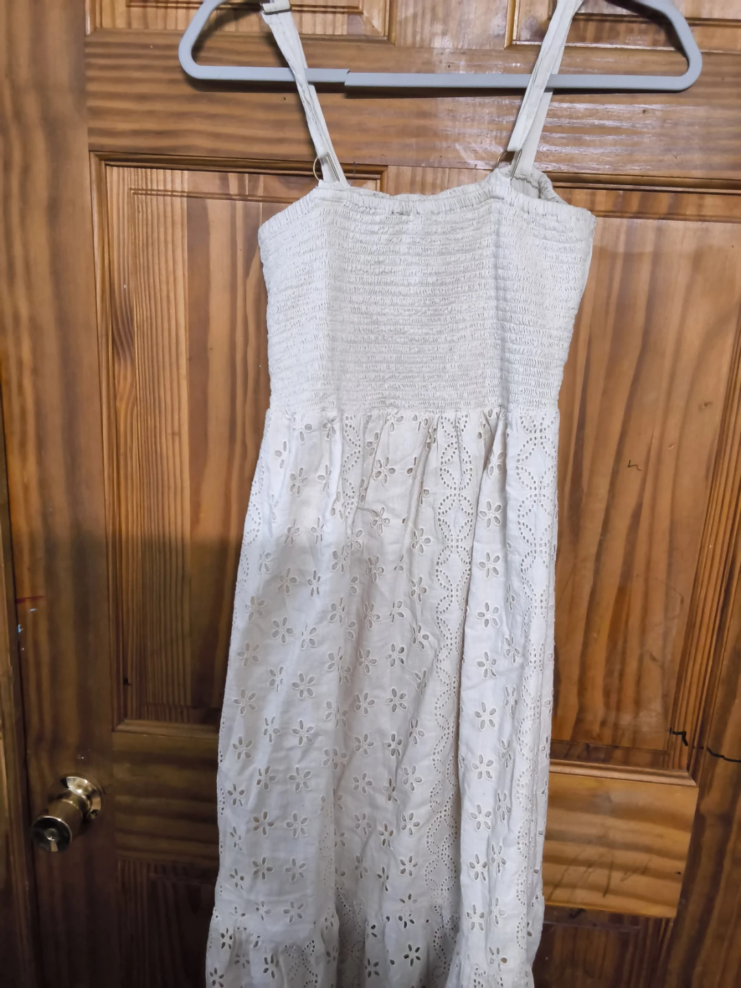 Dress Made White Eyelet Midi Dress - photo 3