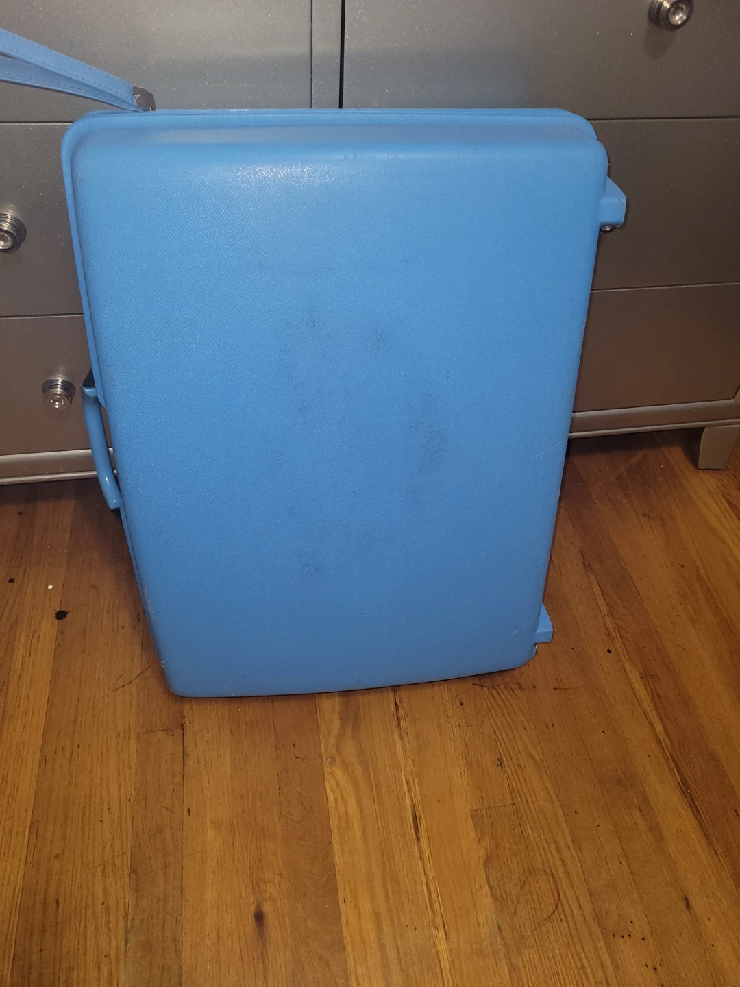 Vintage Samsonite Blue Hardshell Suitcase - photo 2