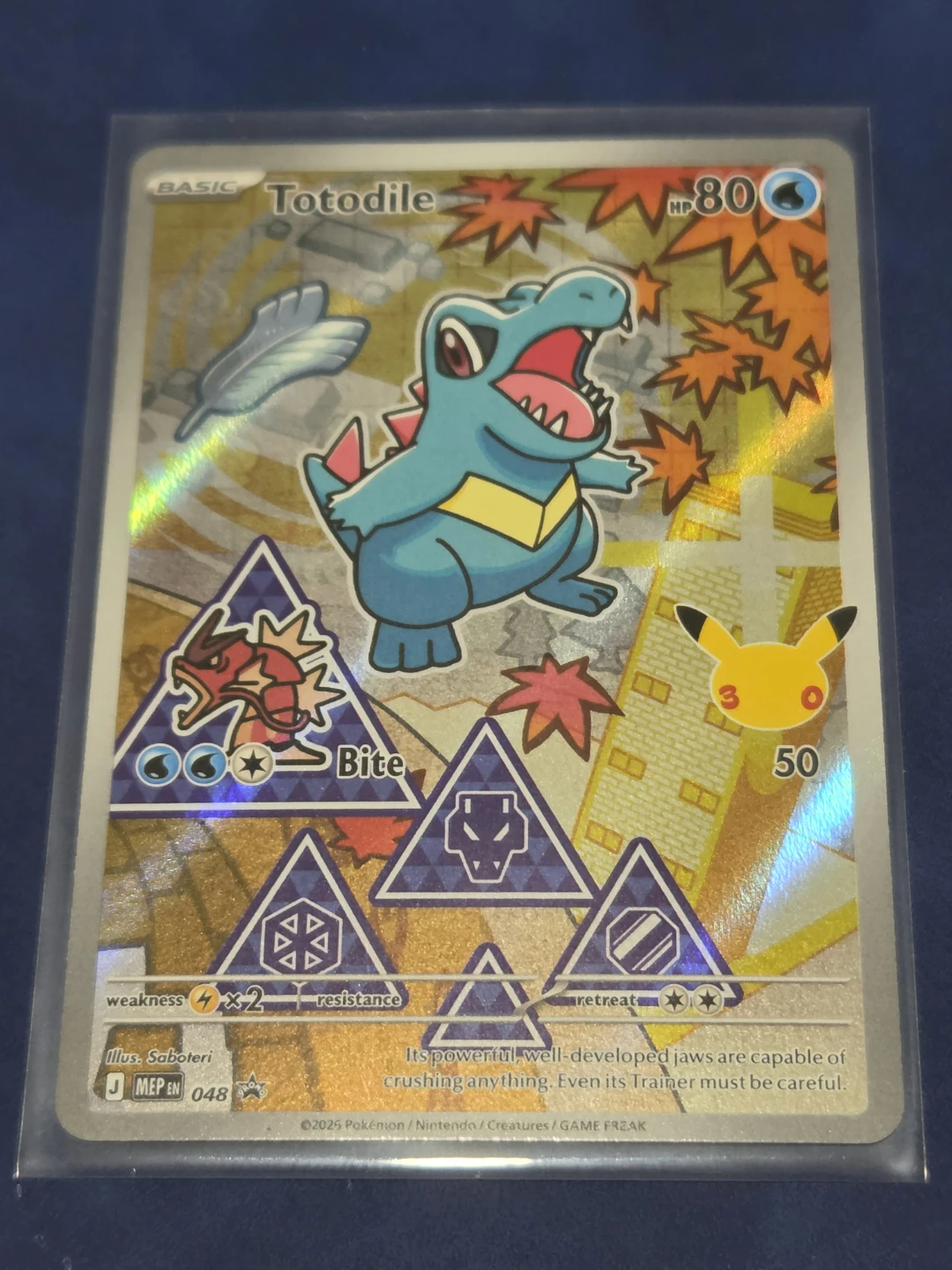 Totodile Pokémon Card MEP 048