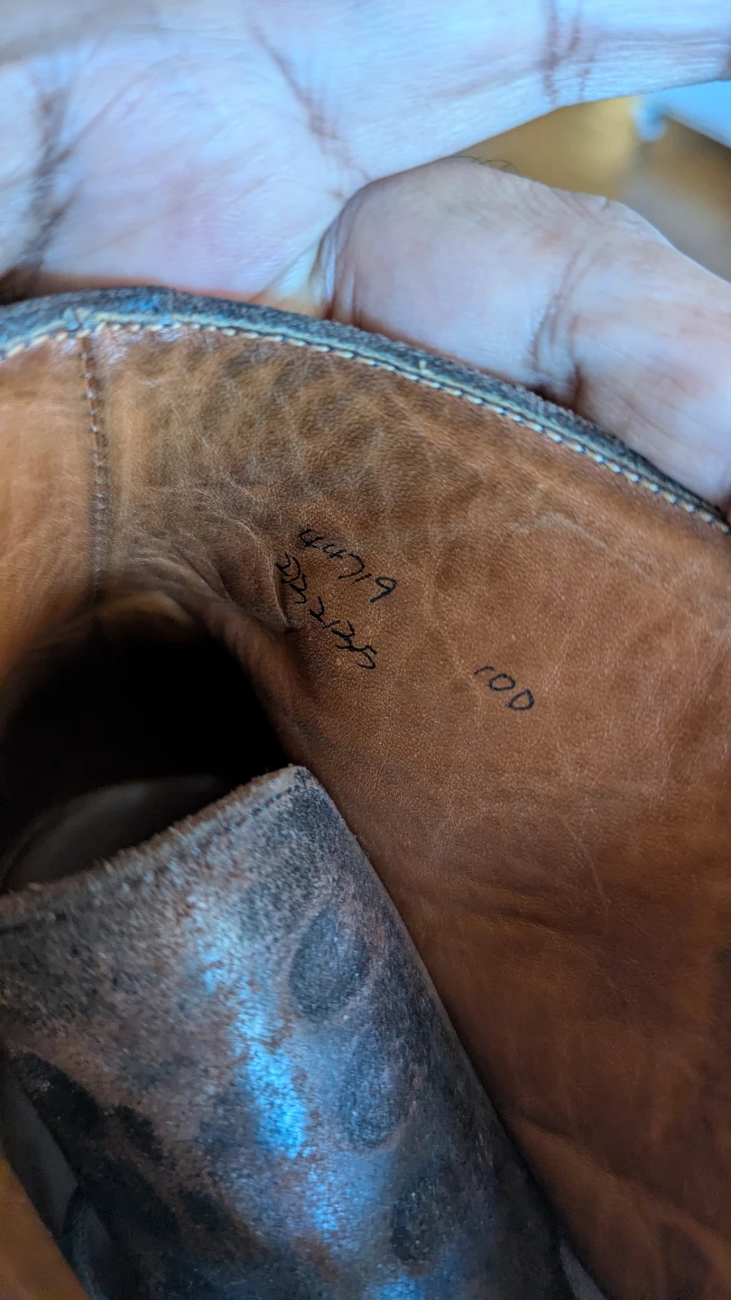 Grant Stone Brown Leather Boots Size 10D - photo 4