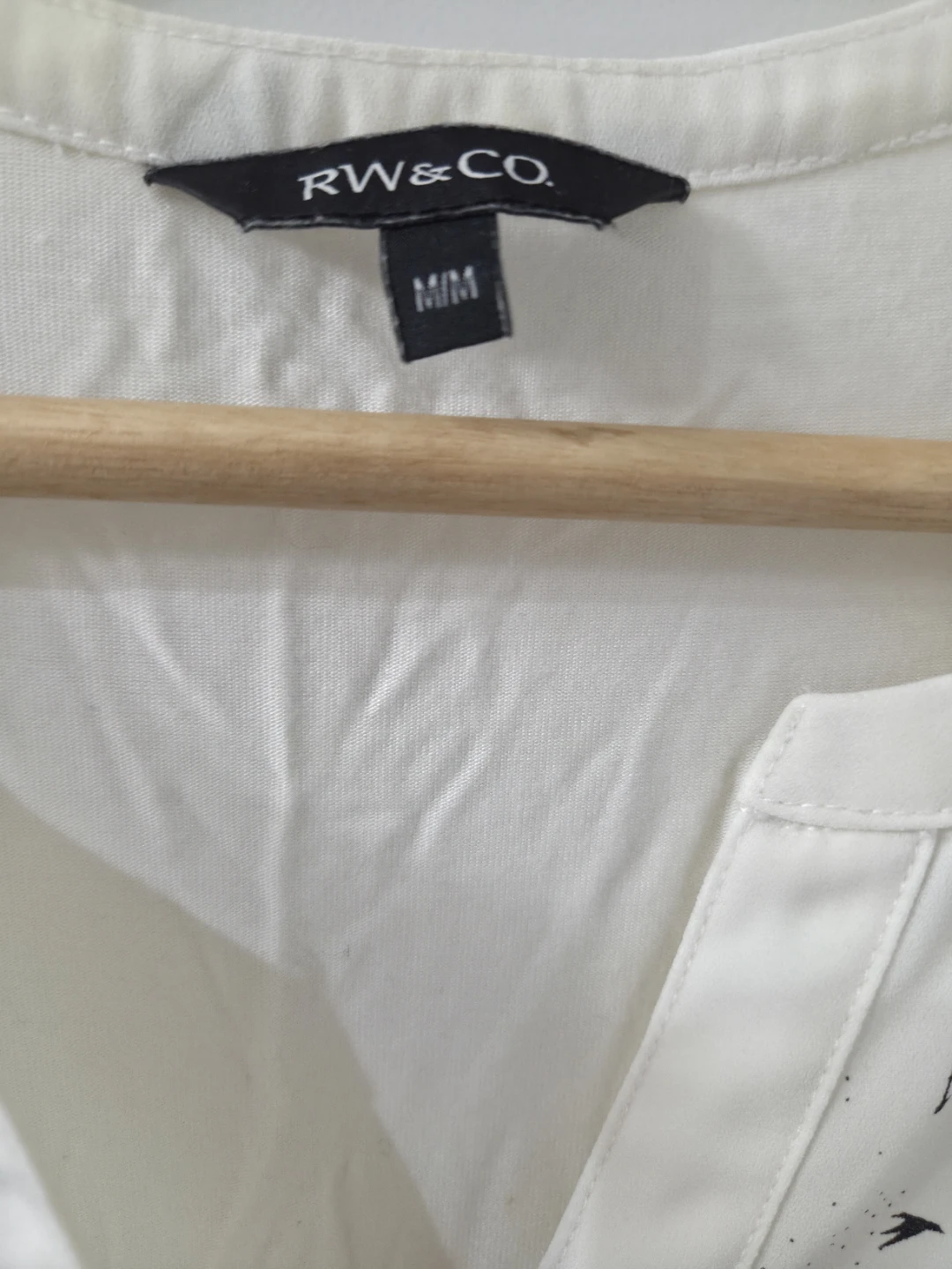 RW&CO. Birdcage Print Blouse (Size M) - photo 3