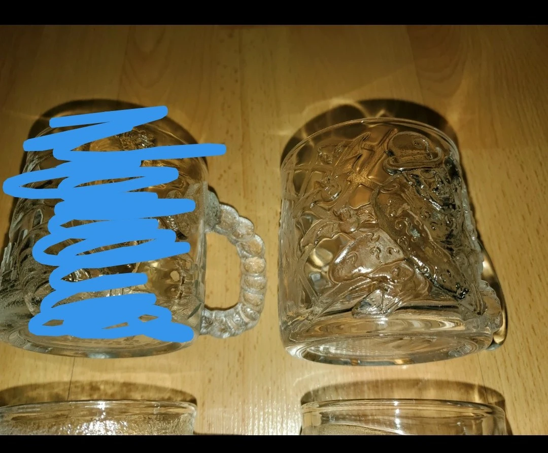 ($10 each) 1995 Batman Forever McDonald’s Collector Glass Mugs - photo 3