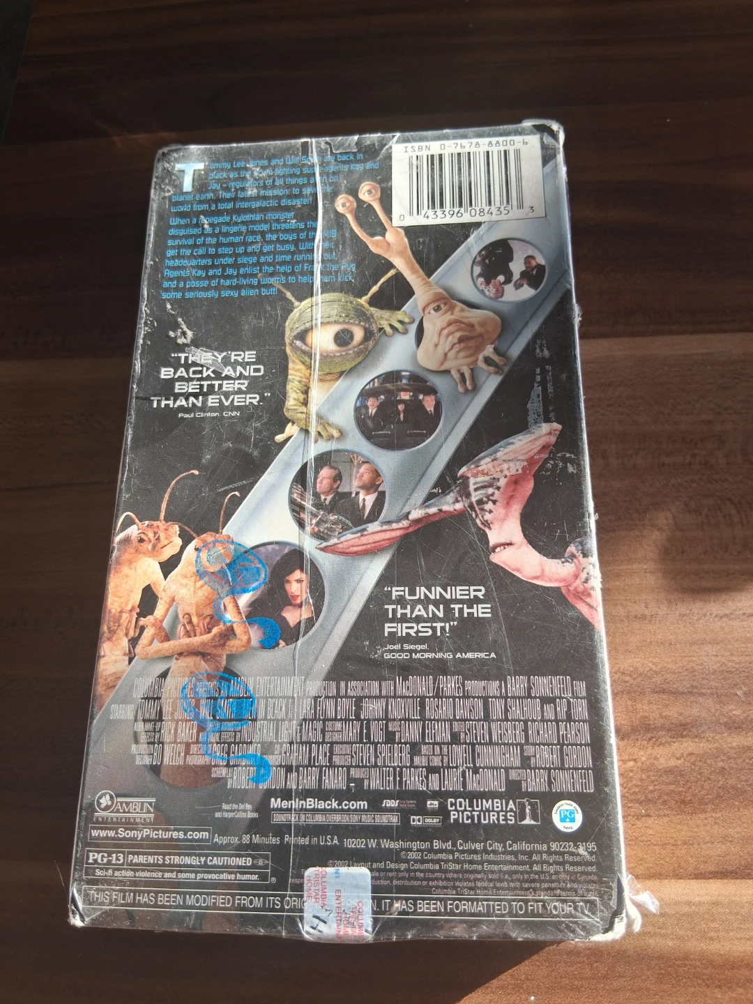 Men in Black II VHS Tape - photo 2