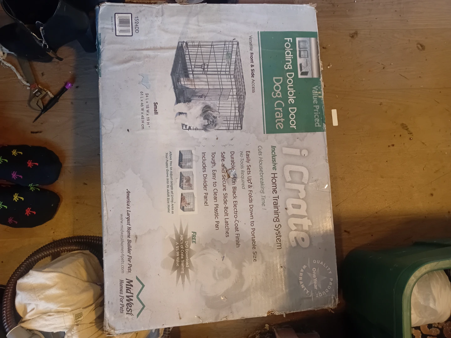 MidWest iCrate Small Double Door Dog Crate