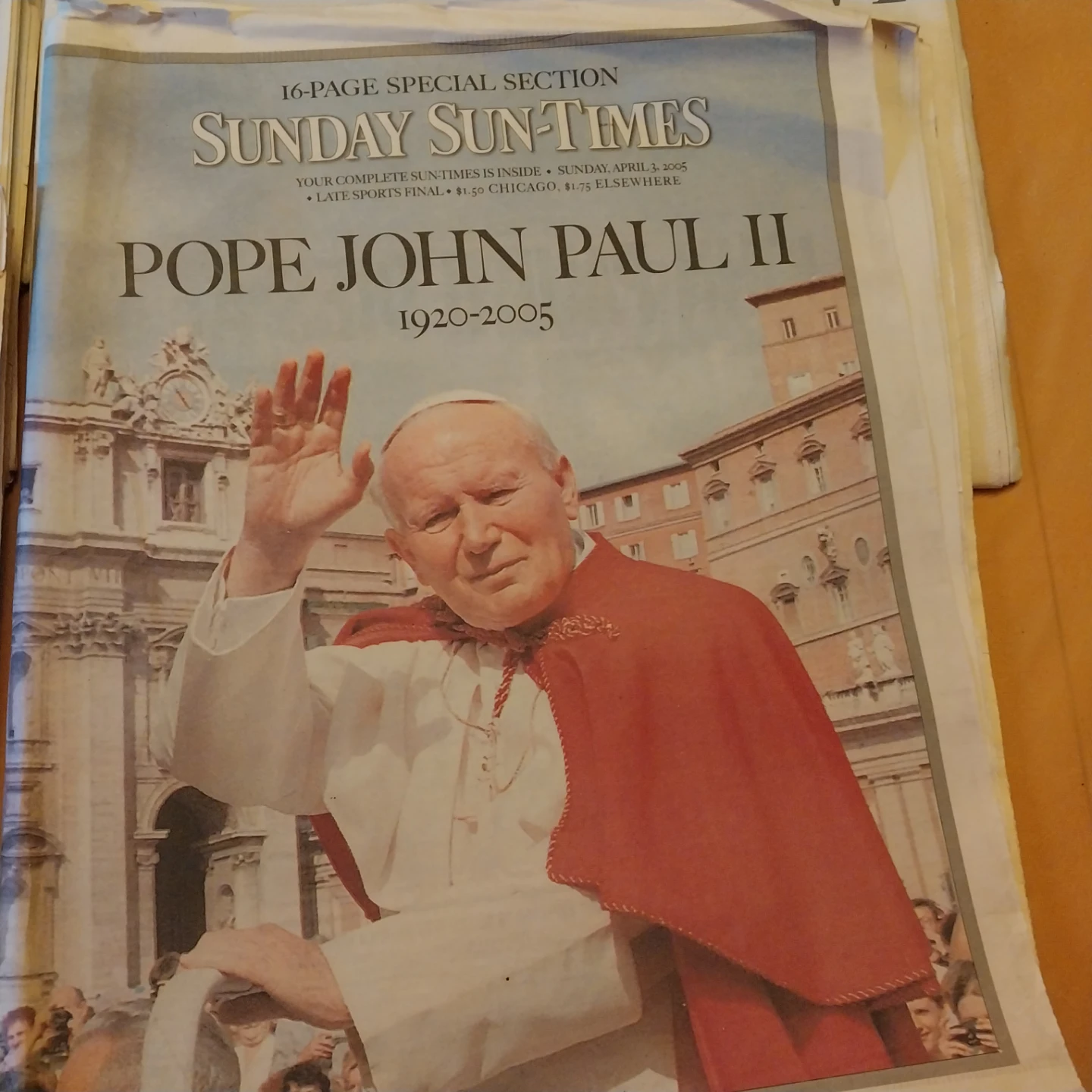 Collection of 2005 Historic Chicago Newspapers - photo 2