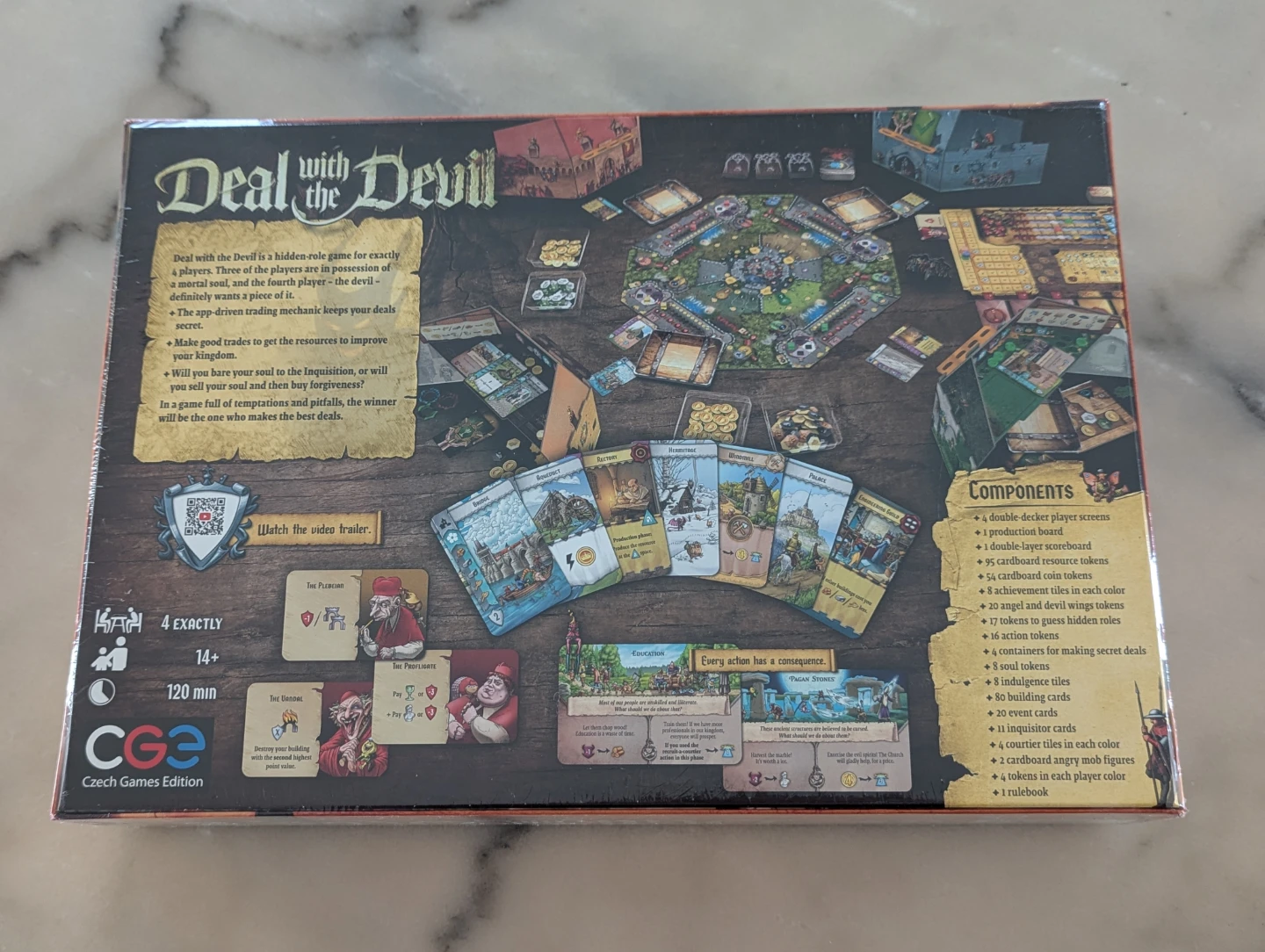 *Brand New* Deal with the Devil Board Game - photo 2