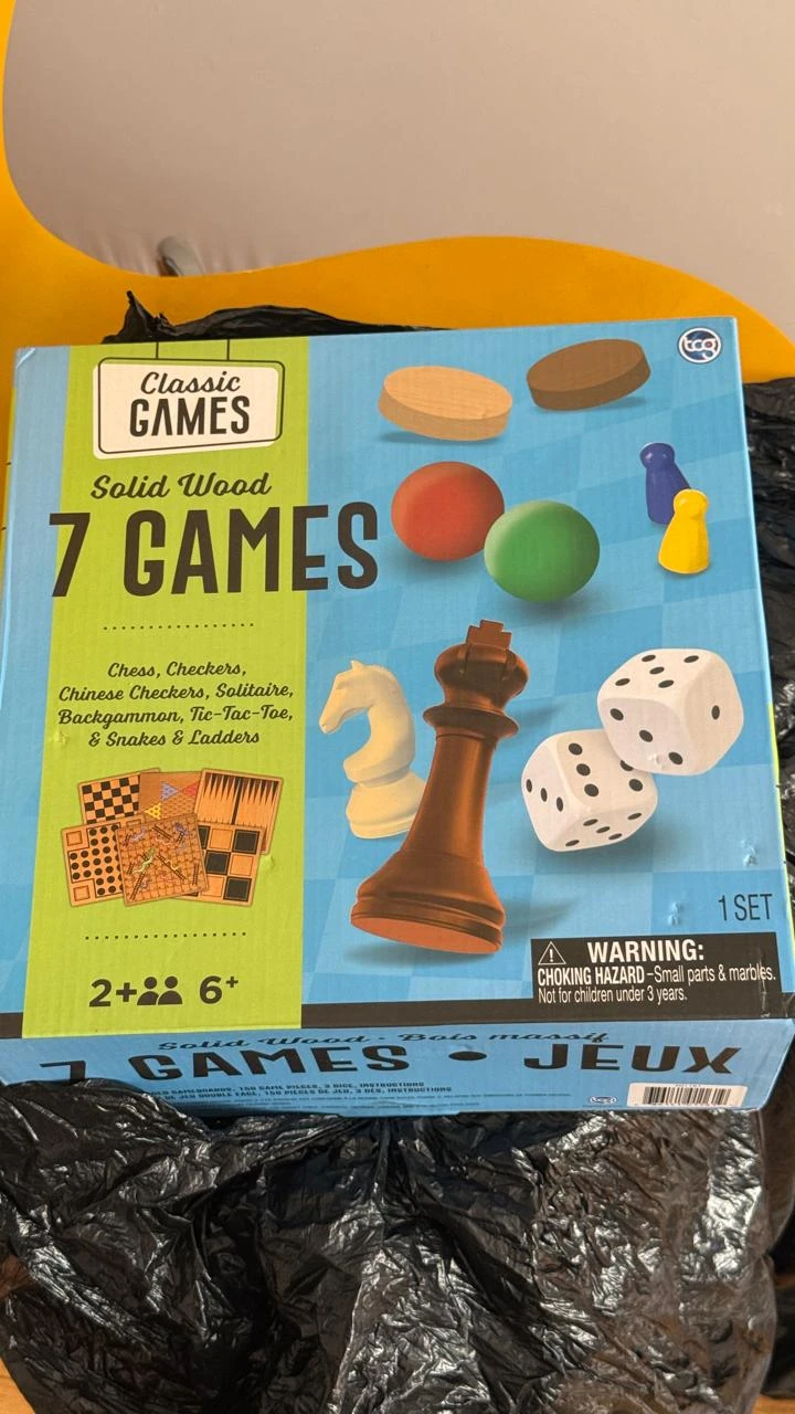Classic Games 7-in-1 Solid Wood Set - photo 2