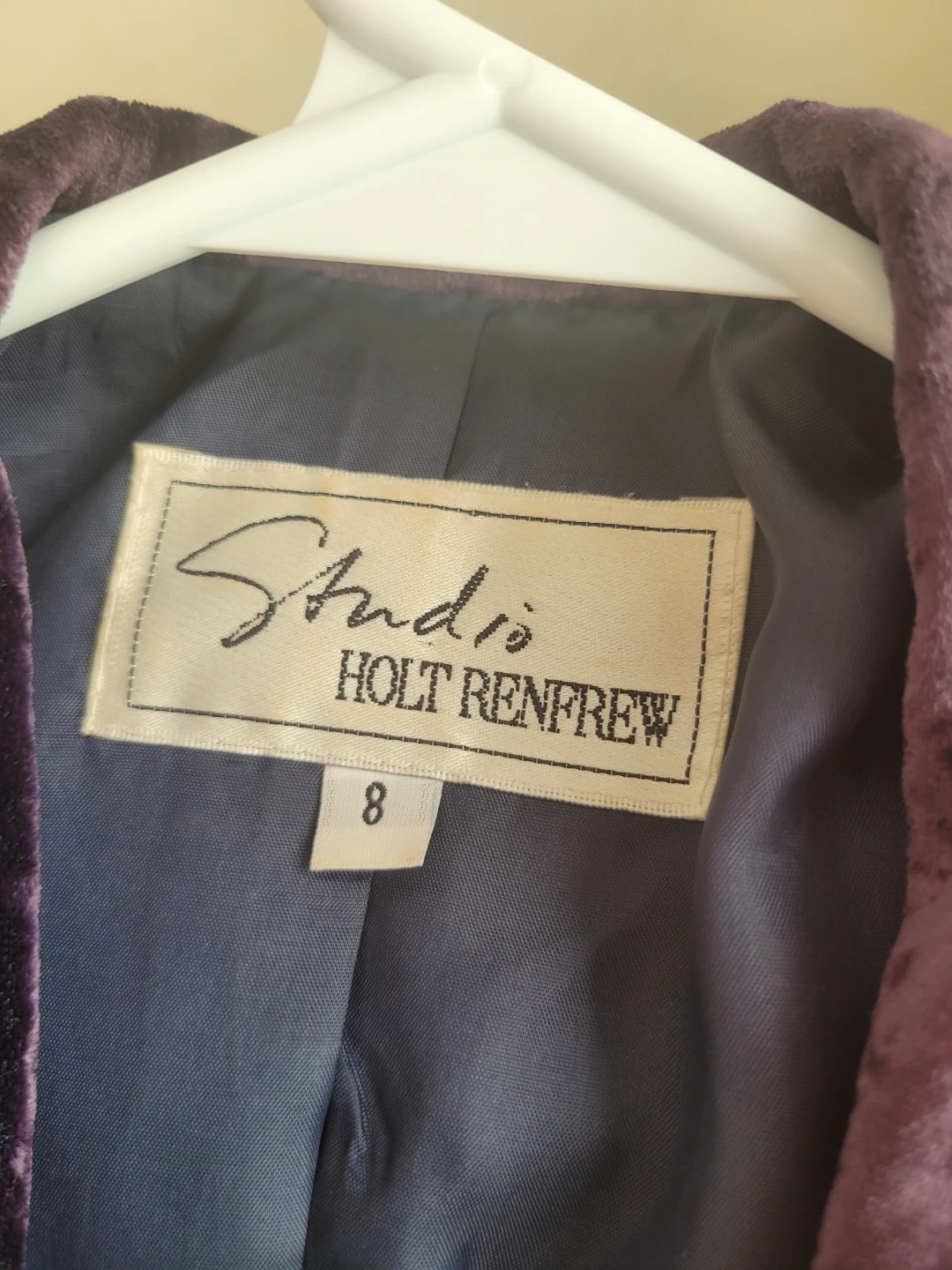 Studio Holt Renfrew Crushed Velvet Maxi Coat - Size 8 - photo 3
