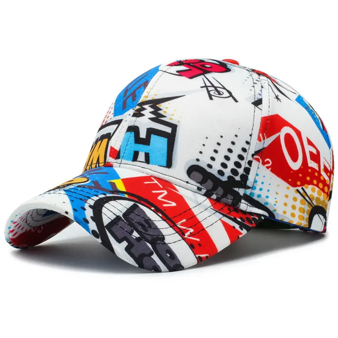 Comic Print Baseball Cap - photo 2