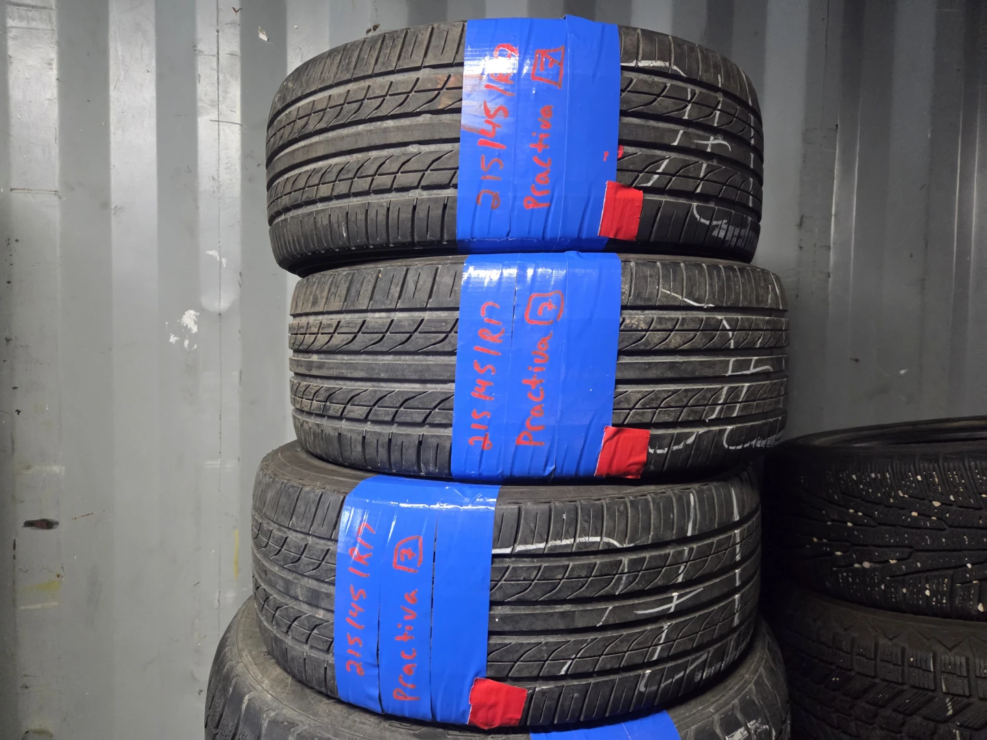 Set of 3 Toyo Practiva 215/45R17 Tires