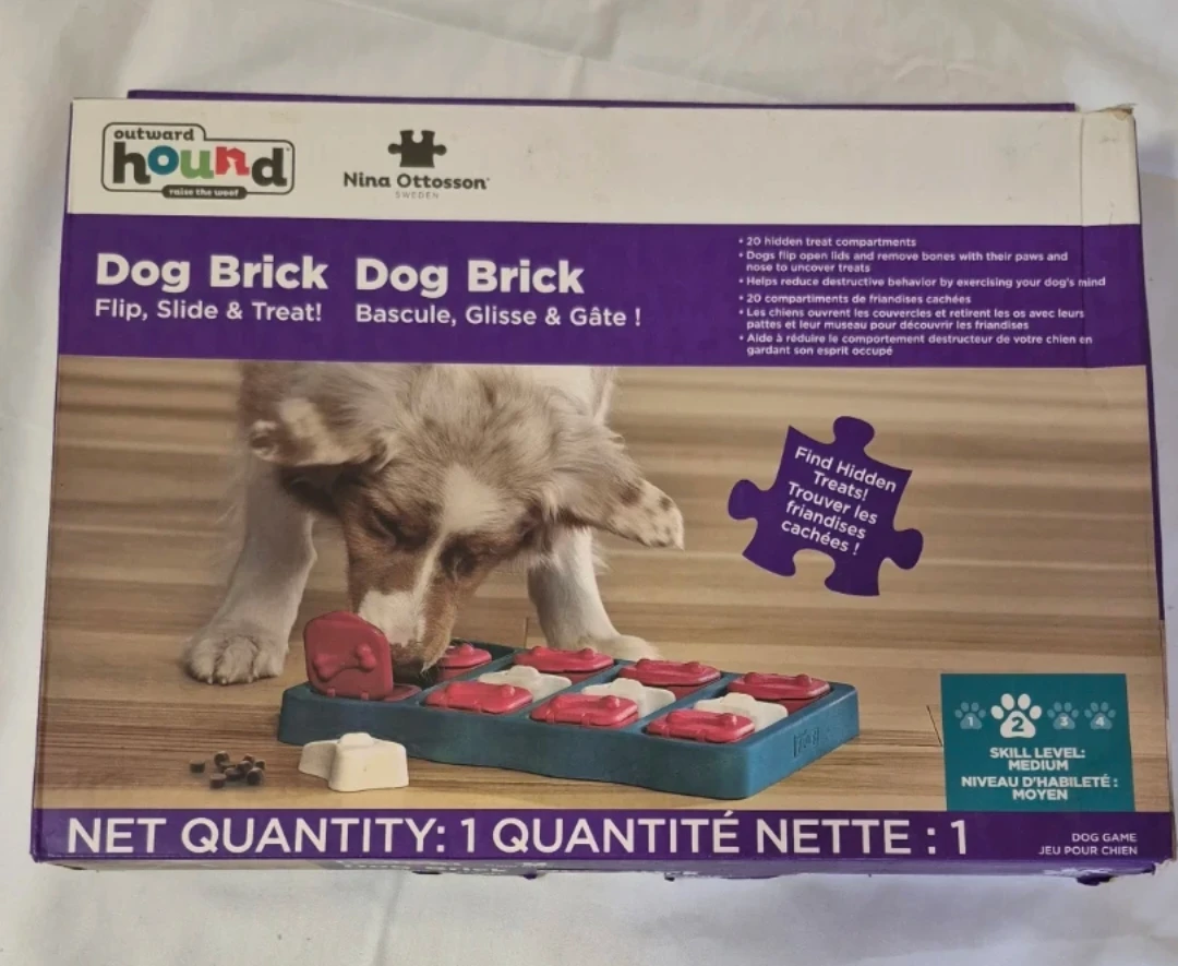Outward Hound Dog Brick learning toy