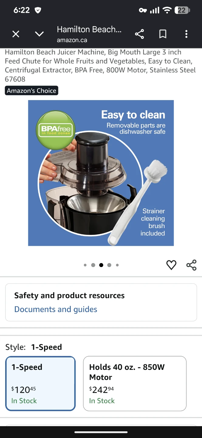 Hamilton Beach Big Mouth Pro Juice Extractor - photo 5