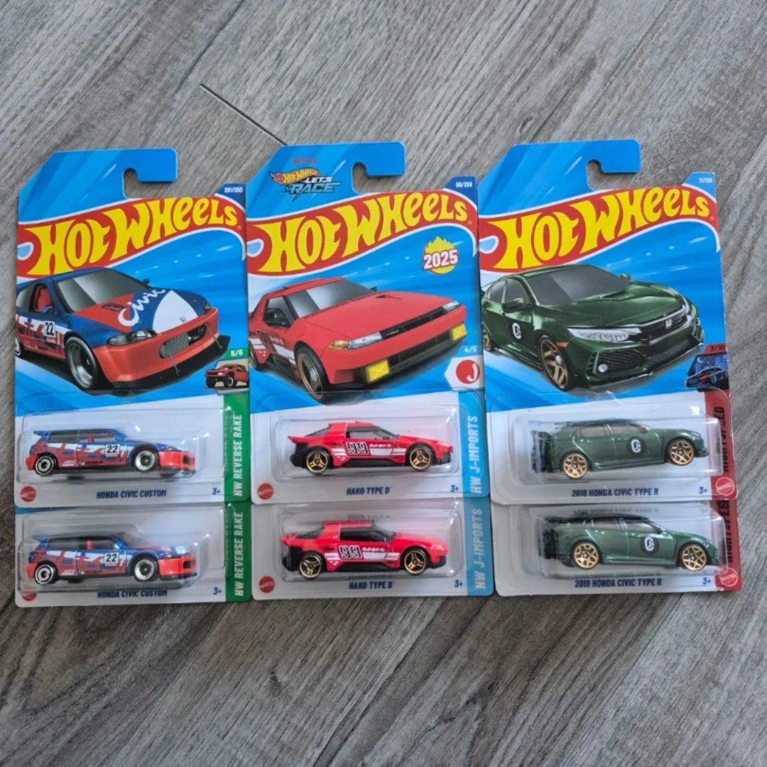 Set of 6 Hot Wheels Die-Cast Cars