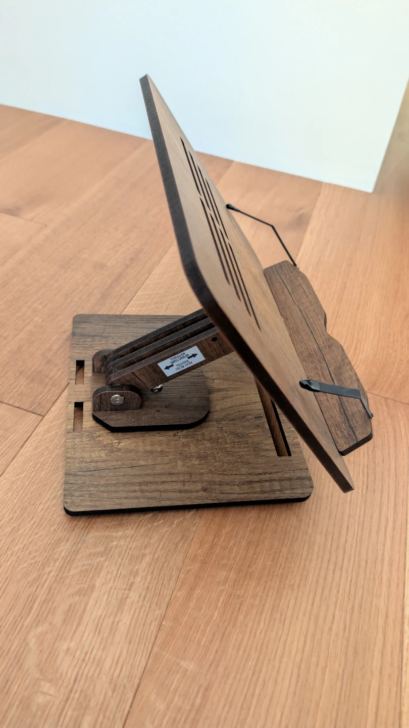 Vigowood Adjustable Wooden Music / Book Stand - photo 3