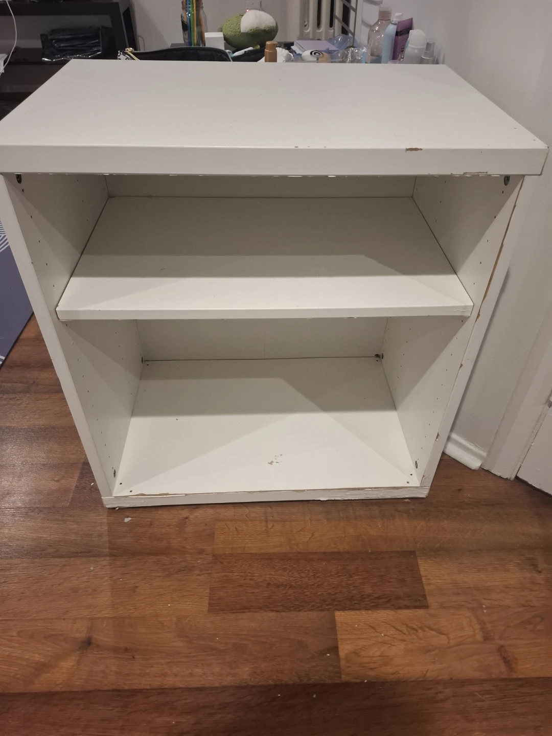 White IKEA bookshelf