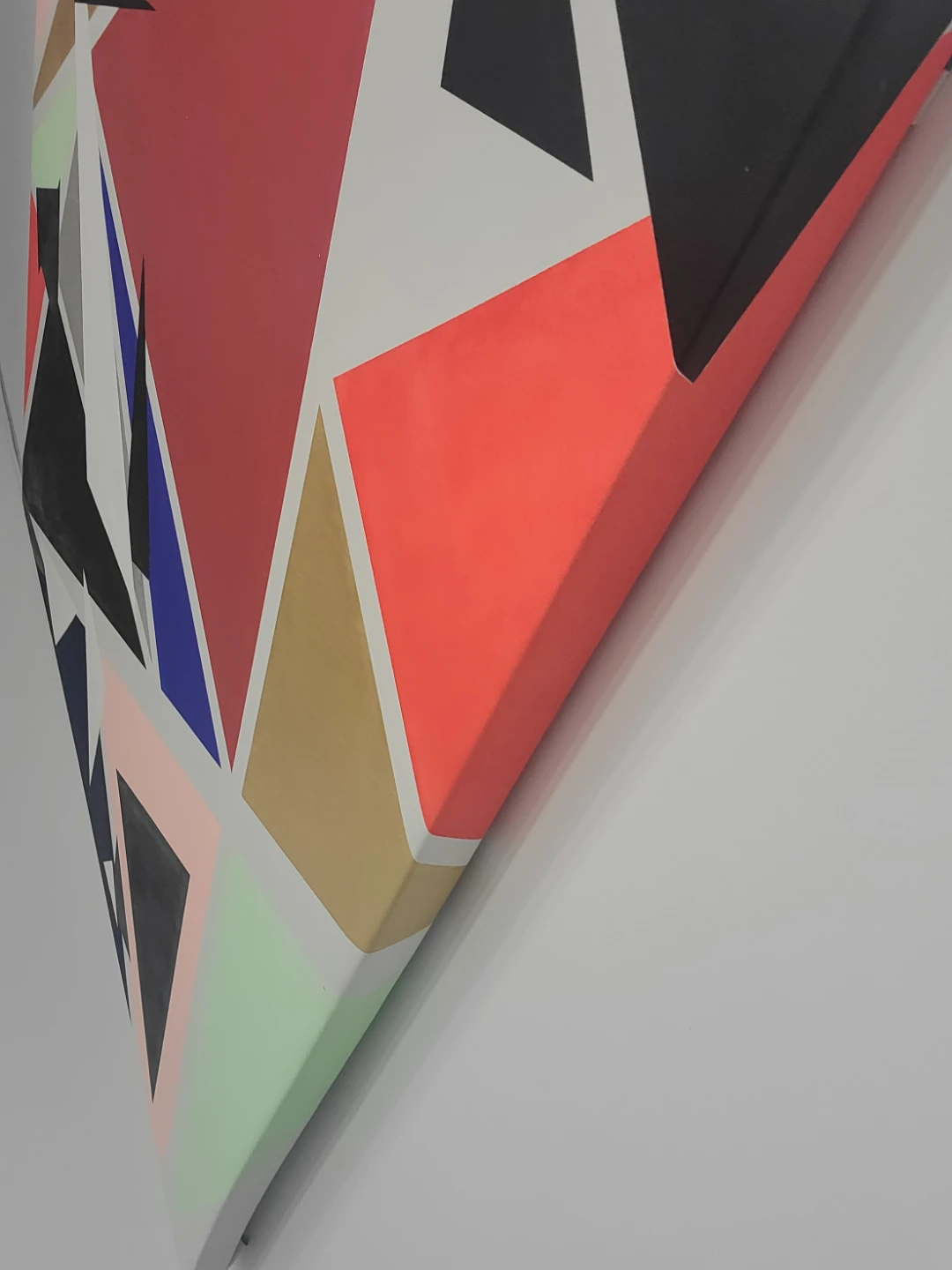 Geometric Abstract Canvas Wall Art Painting Reasonable Offer - photo 4