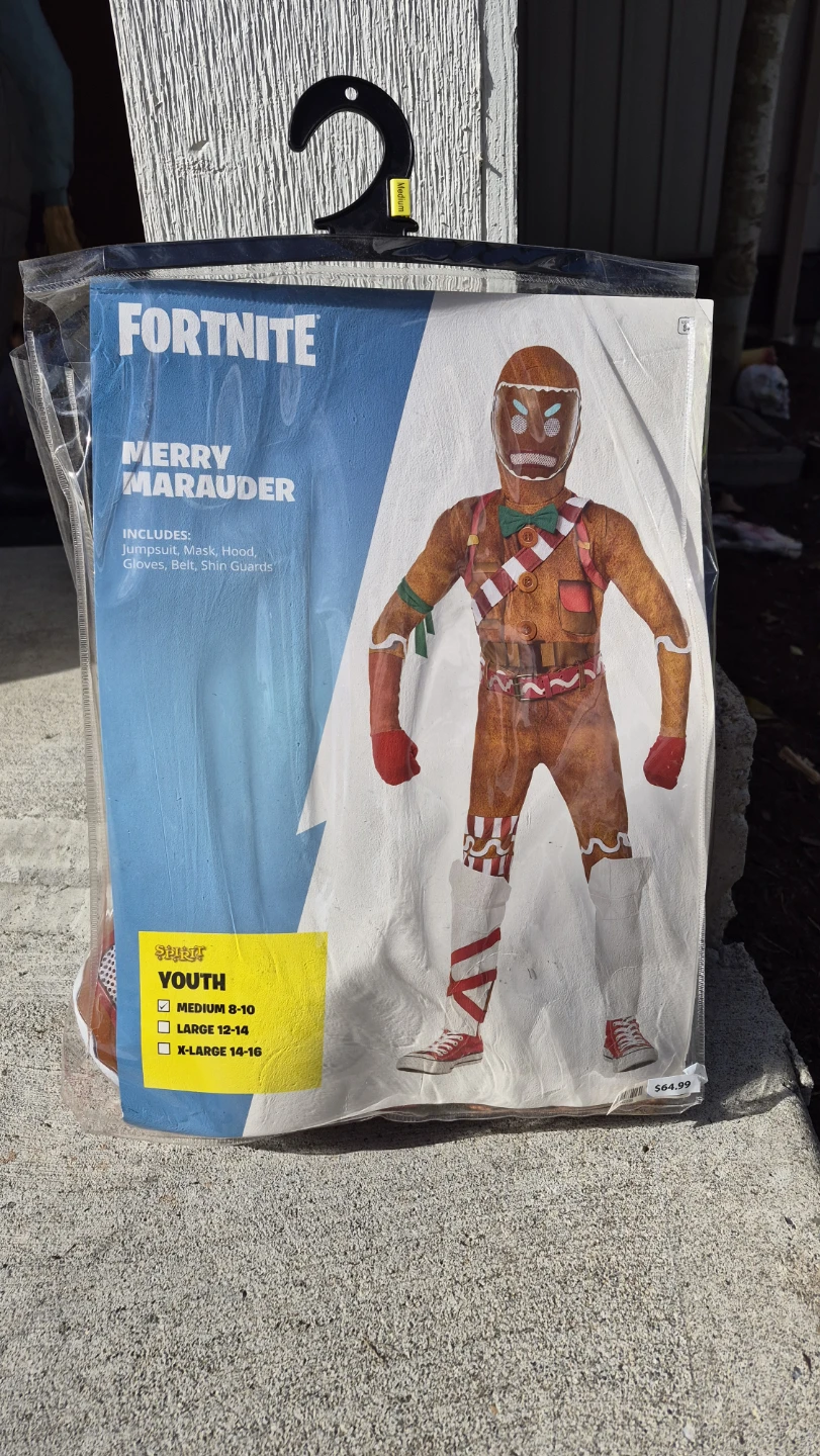 Fortnite Merry Marauder Costume Youth Medium