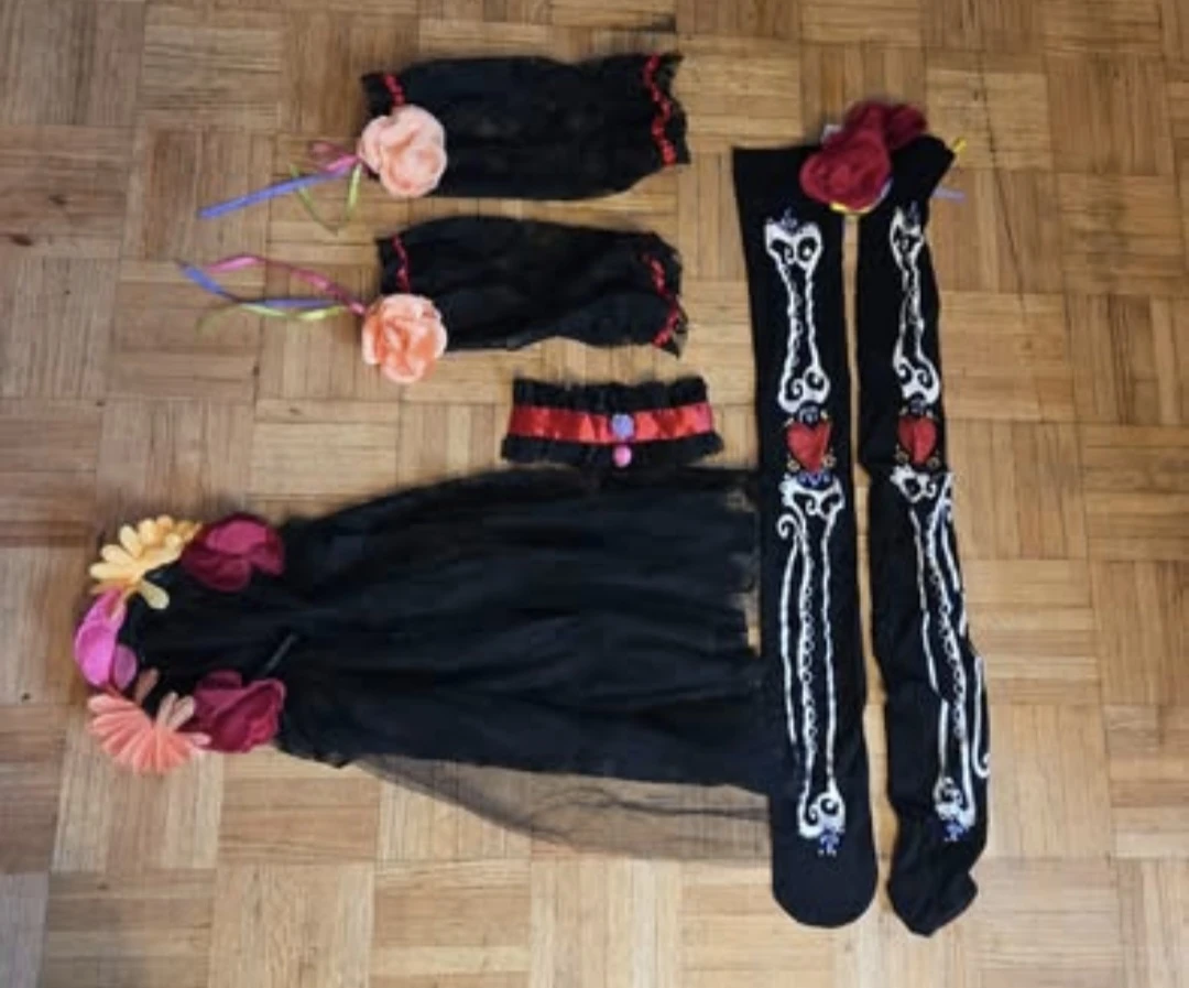 Day of the Dead Senorita Costume Adult Large - photo 4