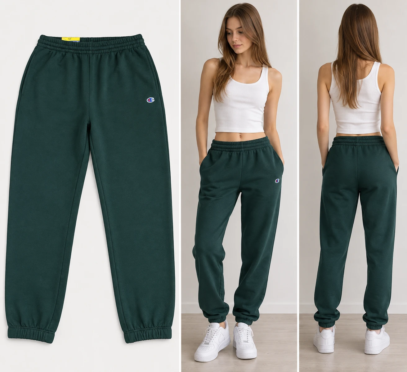 NEW Champion Sweatpants Green size S