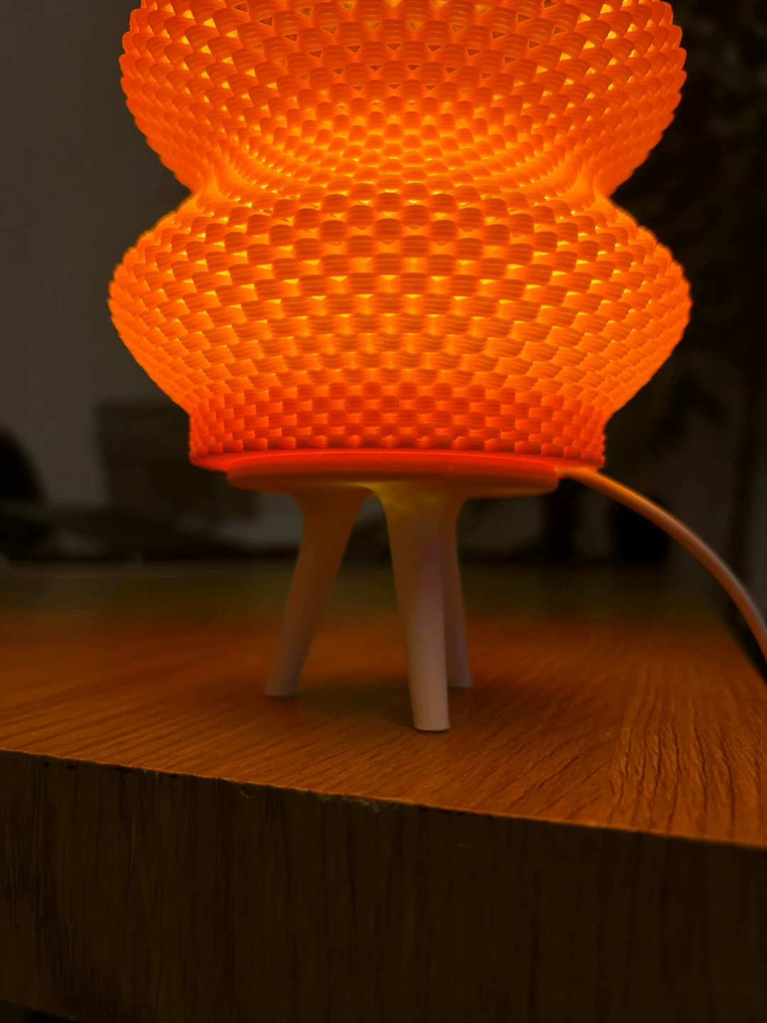 Orange  Accent Table Lamp brand new - photo 5