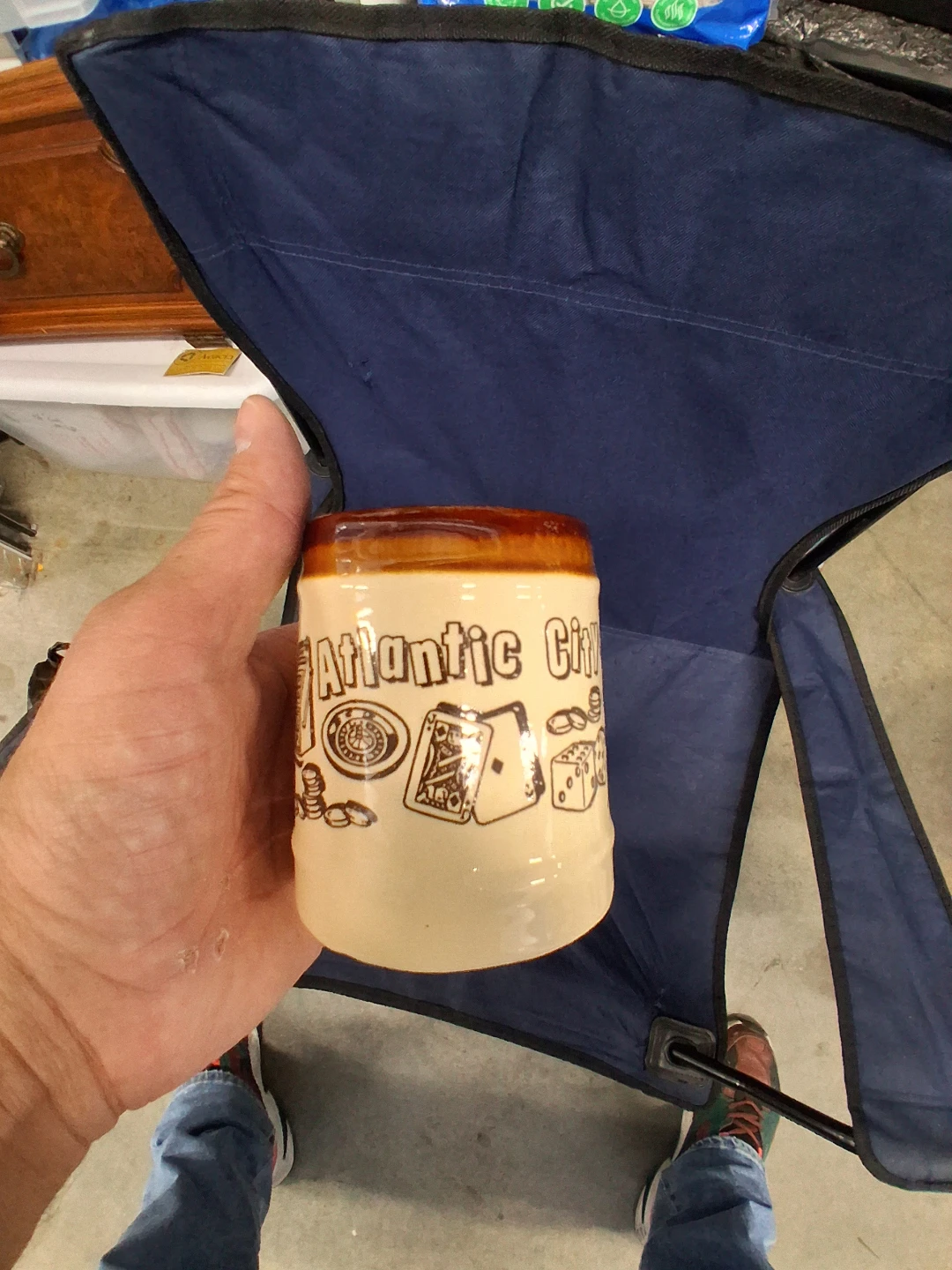 Set of 2 Ceramic Mugs Ocean City and Atlantic City - photo 2