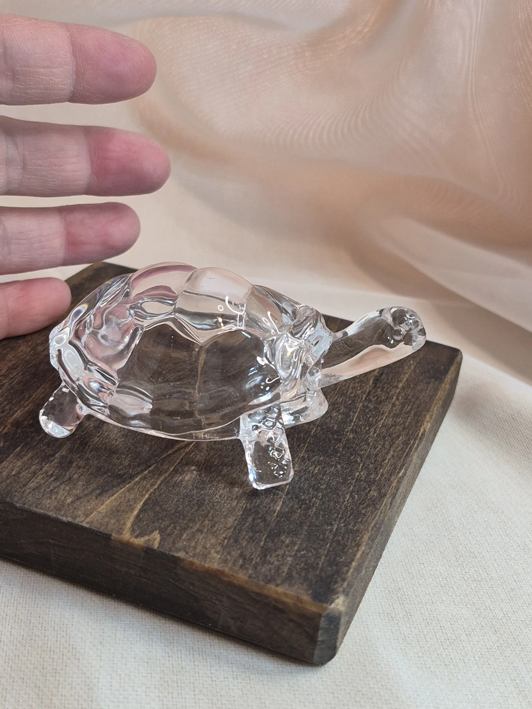So Cute 4 1/2" x 3 1/4" Glass Turtle Figurine - photo 5