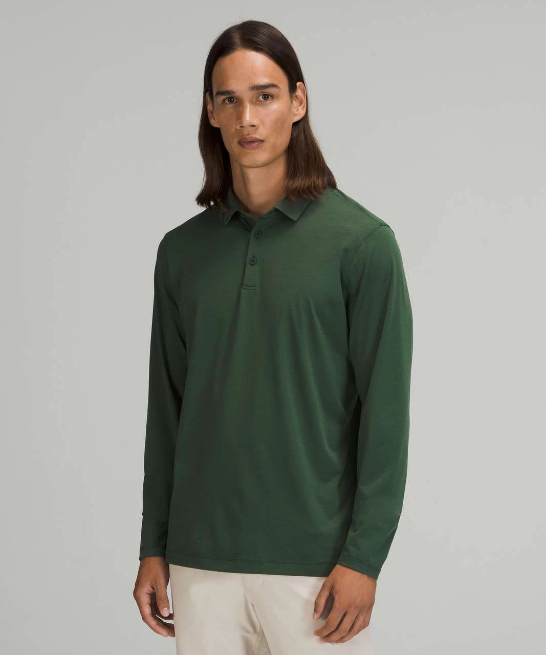 Lululemon Mens Evolution Long Sleeve Polo (Large)